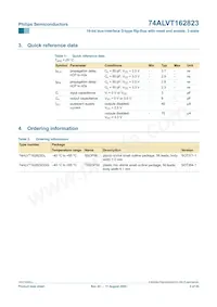 74ALVT162823DGG:11 Datasheet Pagina 3