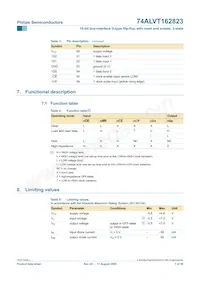 74ALVT162823DGG:11 Datasheet Pagina 8