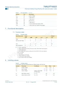 74ALVT16823DGG Datasheet Pagina 8