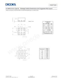74AUP1G02SE-7 Datasheet Pagina 12