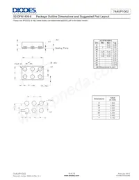74AUP1G02SE-7 Datasheet Pagina 14