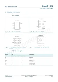 74AUP1G32GW/DG數據表 頁面 4