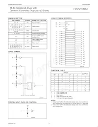 74AVC16835ADGV Datasheet Pagina 4