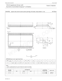 74AVC16835ADGV數據表 頁面 10