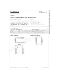 74F174SCX Datasheet Copertura