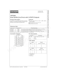 74FR244PC Datasheet Copertura