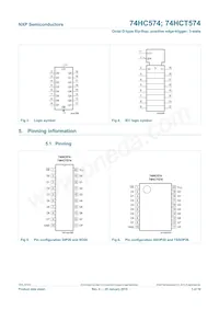 74HC574N Datenblatt Seite 3