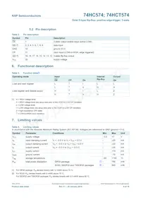 74HC574N Datasheet Page 4