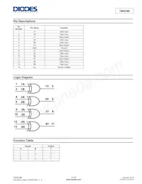 74HC86S14-13 Datenblatt Seite 2