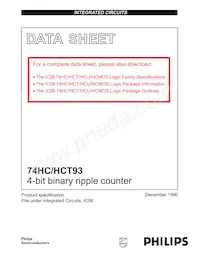 74HC93N Datasheet Copertura