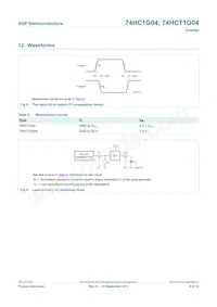 74HCT1G04GW Datasheet Page 7