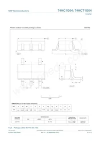 74HCT1G04GW Datasheet Pagina 9