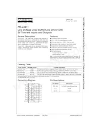 74LCX241MTCX Datasheet Copertura