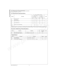 74LCXZ162244MTD Datasheet Pagina 4