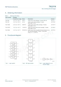 74LV14N Datenblatt Seite 2