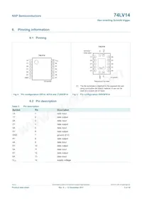 74LV14N Datenblatt Seite 3