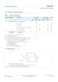 74LV14N Datenblatt Seite 6