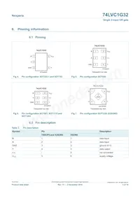 74LVC1G32GW Datasheet Pagina 3