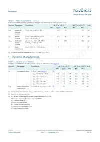 74LVC1G32GW Datasheet Pagina 6