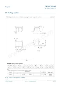 74LVC1G32GW數據表 頁面 9