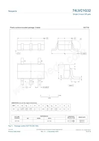 74LVC1G32GW Datasheet Pagina 10