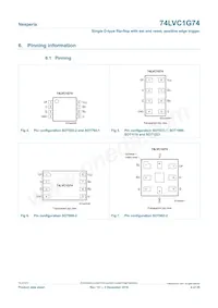 74LVC1G74GD/S470數據表 頁面 4