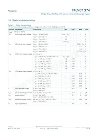 74LVC1G74GD/S470 Datasheet Pagina 7