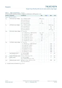 74LVC1G74GD/S470 Datenblatt Seite 8