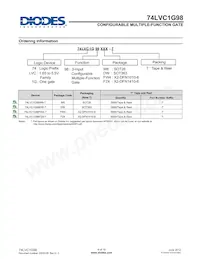 74LVC1G98W6-7 Datasheet Page 9