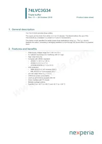 74LVC3G34GD/S470 Datasheet Copertura