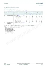 74LVC3G34GD/S470數據表 頁面 6