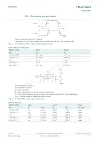 74LVC3G34GD/S470 Datasheet Pagina 7