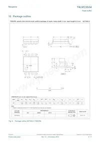 74LVC3G34GD/S470 Datasheet Pagina 8