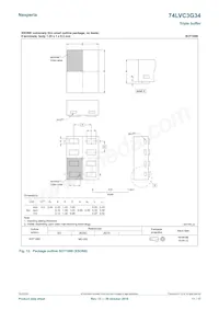 74LVC3G34GD/S470 Datasheet Pagina 11