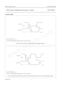 74LVC543ABQ Datasheet Pagina 11