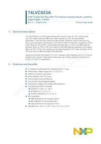 74LVC823ABQ Datasheet Page 2