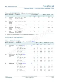 74LVC823ABQ Datasheet Page 9