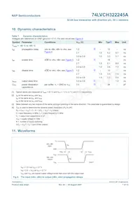 74LVCH322245AEC/G; Datasheet Pagina 7