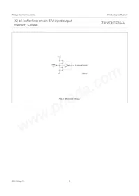 74LVCH32244AEC/G Datasheet Pagina 6