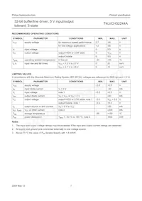 74LVCH32244AEC/G Datasheet Pagina 7