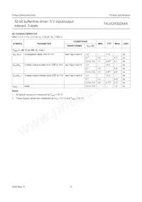 74LVCH32244AEC/G Datasheet Pagina 9