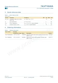 74LVT16646ADL Datasheet Pagina 3