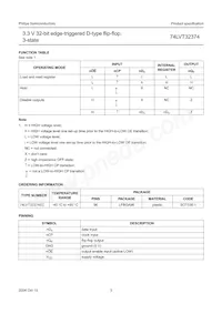 74LVT32374EC/G Datasheet Page 3