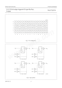 74LVT32374EC/G Datasheet Pagina 4