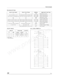 74VCX16245TTR Datasheet Page 3