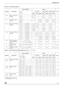 74VHC126TTR Datasheet Pagina 3