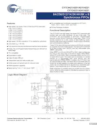 CY7C4251-15JXCT Datenblatt Cover