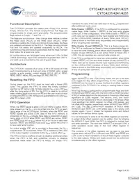 CY7C4251-15JXCT Datasheet Pagina 5