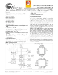 CY7C4251V-25AXC數據表 封面