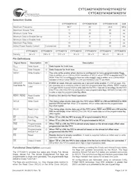 CY7C4251V-25AXC Datasheet Pagina 2